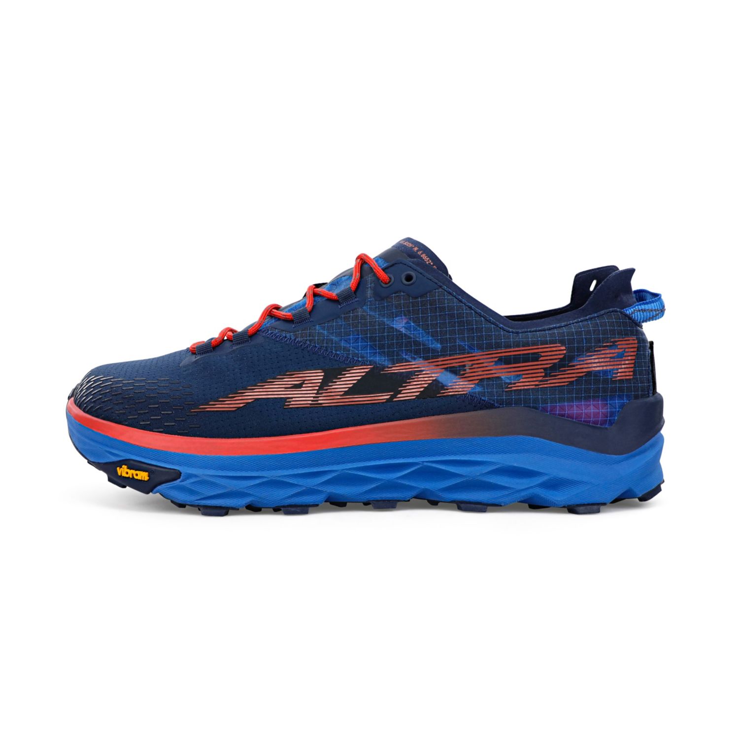 Altra Mont Blanc Men's Trail Running Shoes Blue / Red | South Africa-10596239